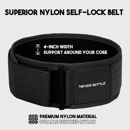 OG Self Locking Weightlifting Belt - Black