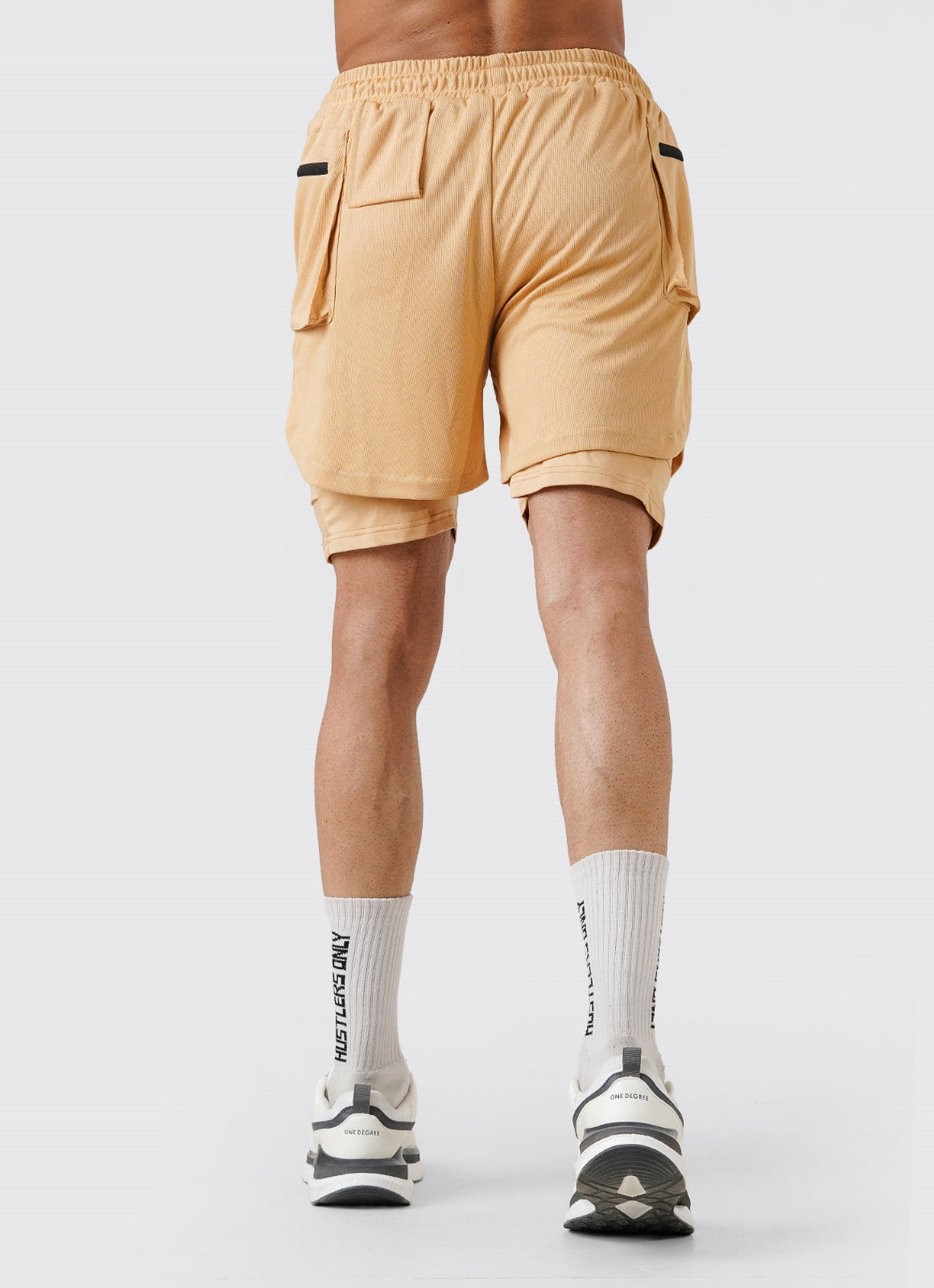 2 in 1 Cargo Shorts - Sand