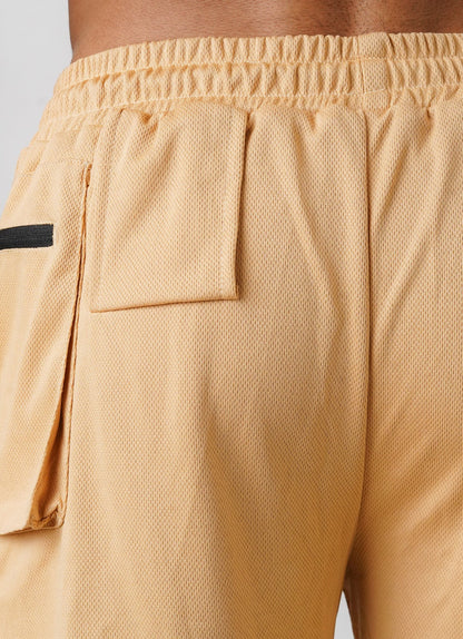 2 in 1 Cargo Shorts - Sand