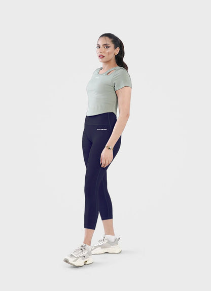 Hyperflex Seamless Leggings - Navy