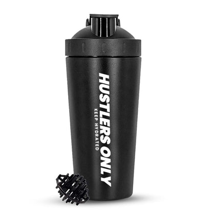 Stainless Steel Shaker Bottle - Black