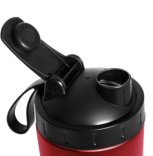 Stainless Steel Shaker Bottle - Red