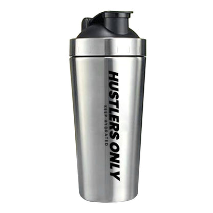 Stainless Steel Shaker Bottle - Silver