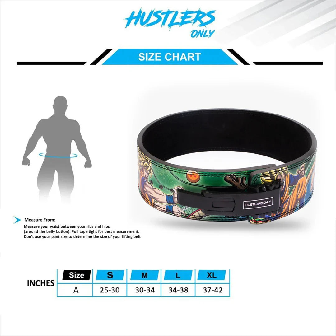 Dragon Ball Goku Leather Weight Lifting Belt | 10mm Power Belt