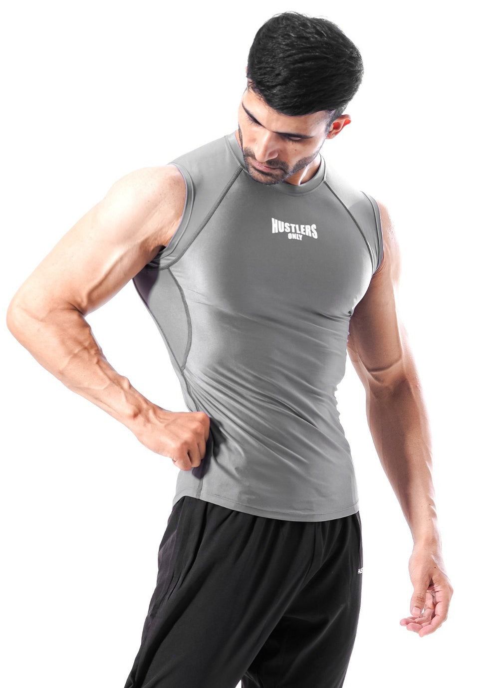 Apex Compression Cut Offs - Grey