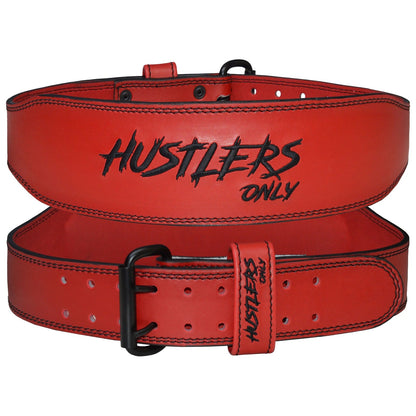Weightlifting Prong  Belt - Red