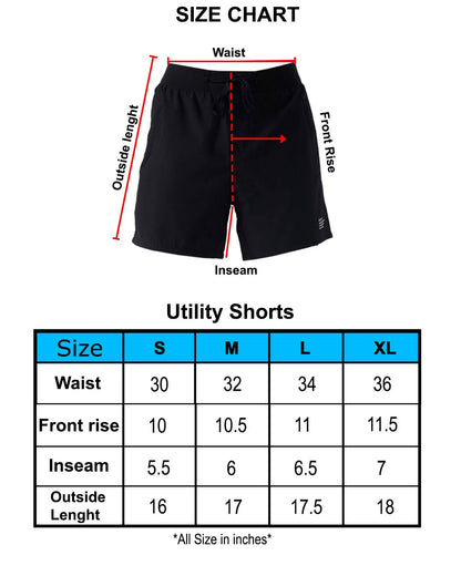 Utility Shorts - Black