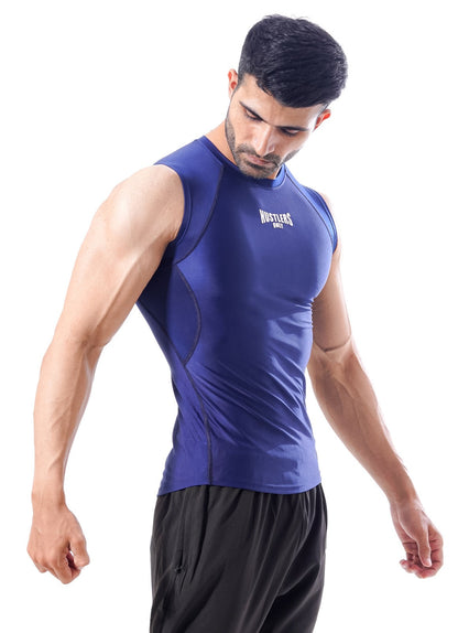 Apex Compression Cut Offs - Navy