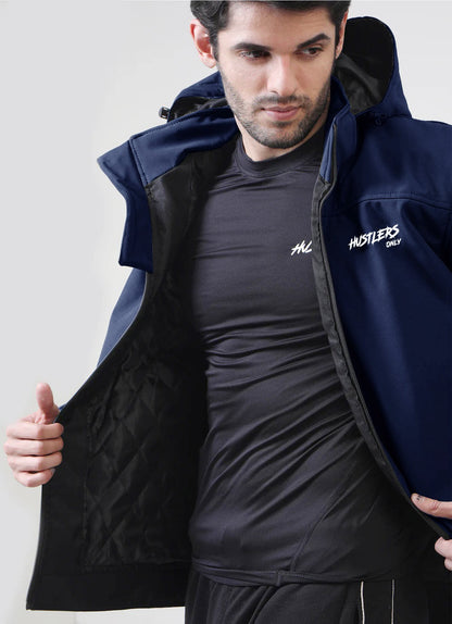 Winter Combat Jacket-Navy