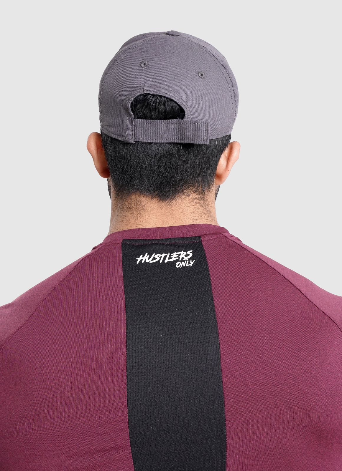 Classic 6-panel grey cap with adjustable closure | Hustlers Only UK