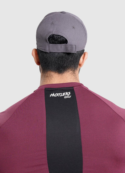 Classic 6-panel grey cap with adjustable closure | Hustlers Only UK