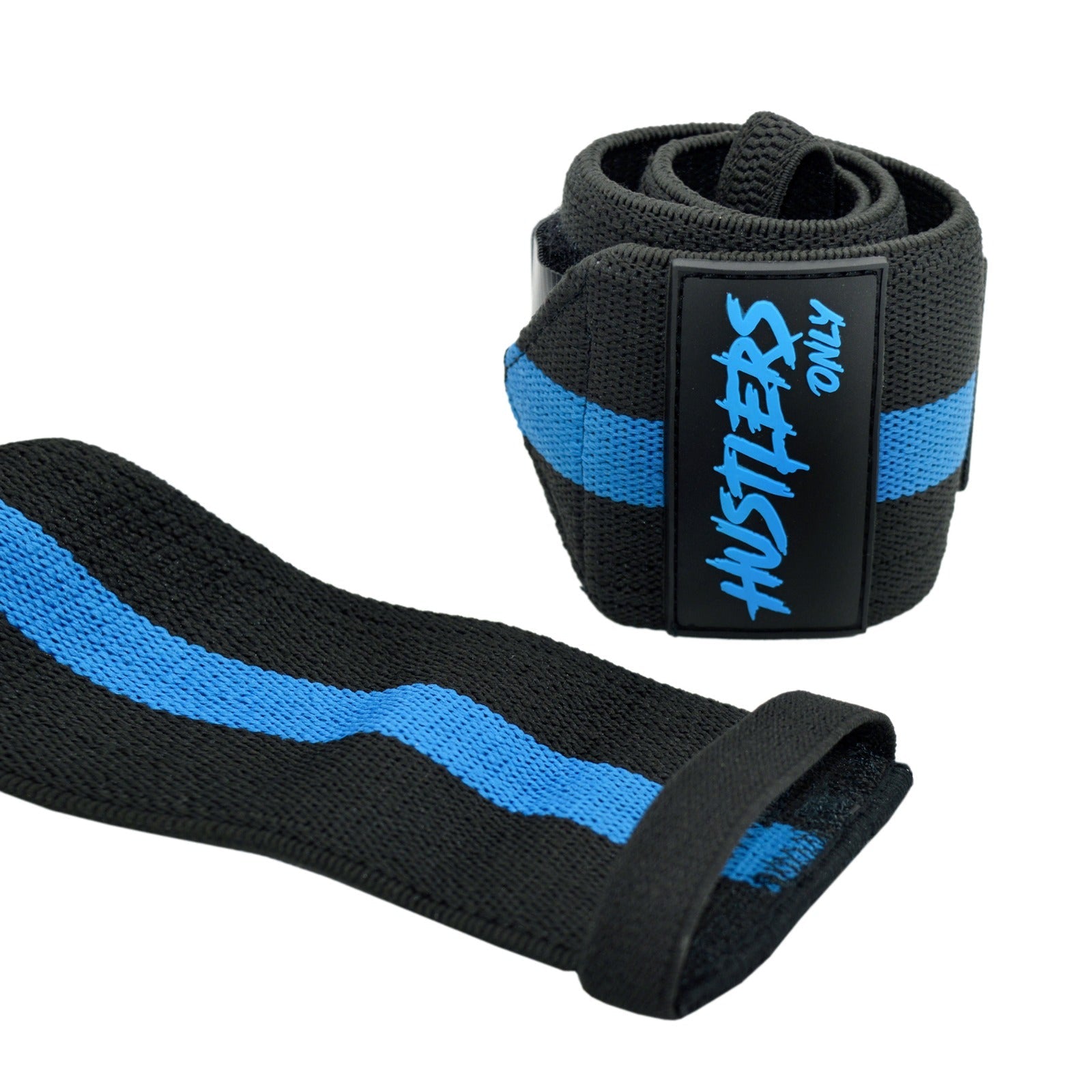 Black & Blue wrist wraps For Gym | HustlersOnlyUK